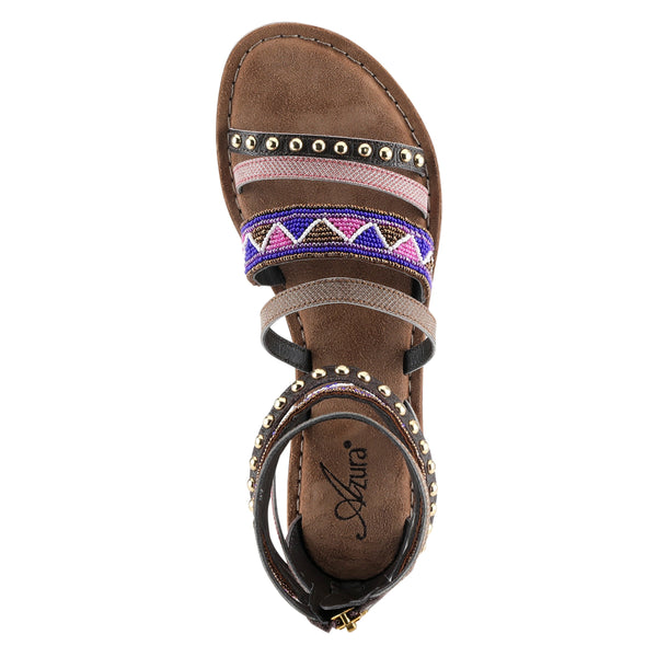 Flexus By Spring Step AZURA BELALIA-AZTEC CLOSED BACK SANDALS