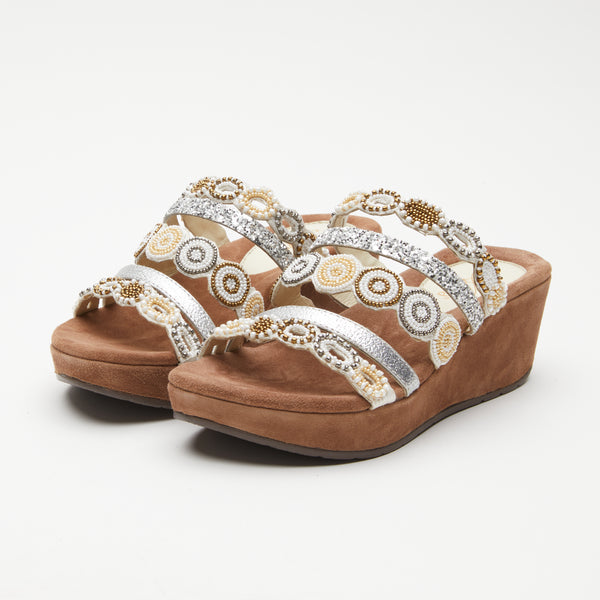 flexus by spring step AZURA CLARETHA SLIDE SANDAL