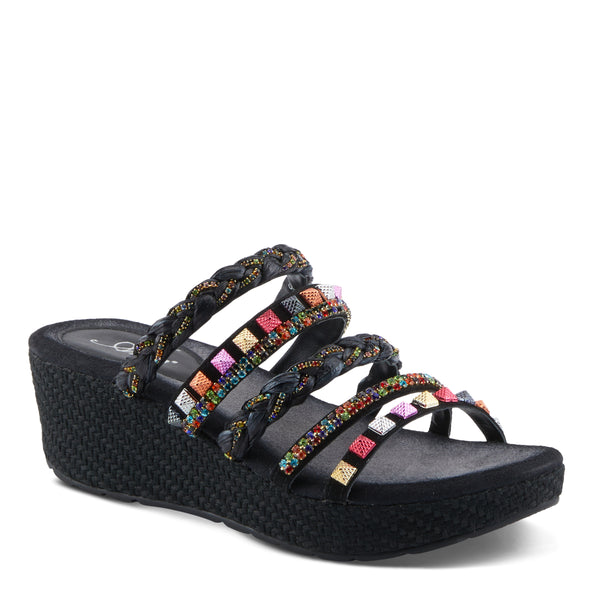 flexus by spring step AZURA SHINYCHIC SANDALS