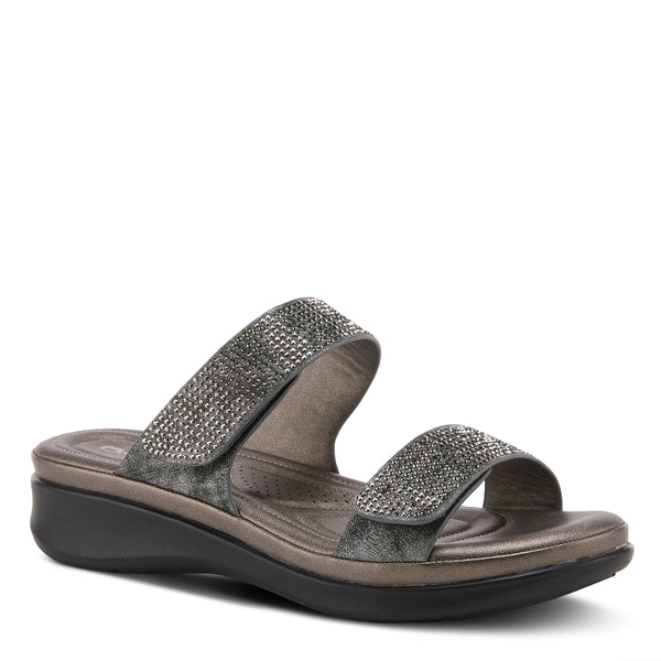 flexus by spring step FLEXUS BLING SLIDE SANDALS