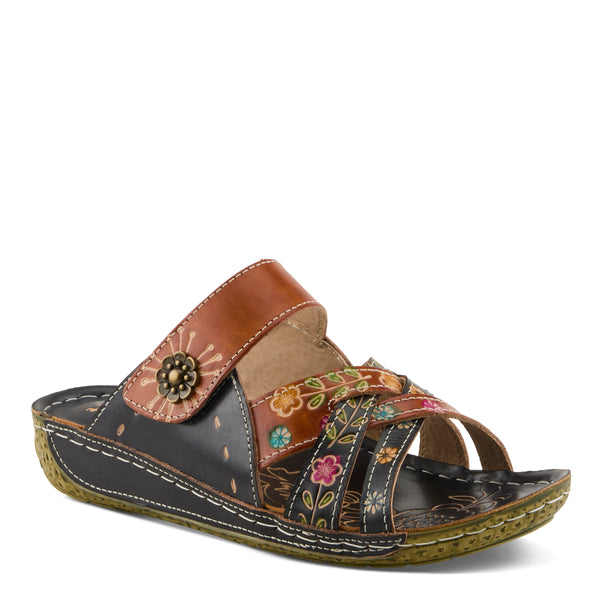 flexus by spring step L'ARTISTE LEIGH SLIDE SANDAL