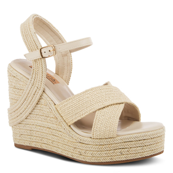 flexus by spring step PATRIZIA VONA WEDGE SANDALS