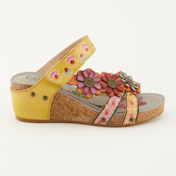 Flexus By Spring Step L'ARTISTE DELIGHT SLIDE SANDALS