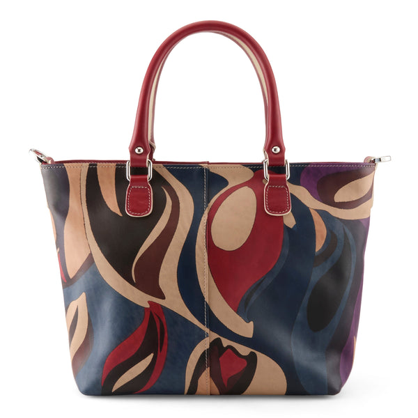 flexus by spring step L'ARTISTE HB-FOGLIE ITALIAN LEATHER HANDBAG