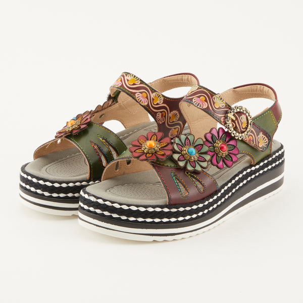 flexus by spring step L'Artiste LAGA SLINGBACK SANDALS