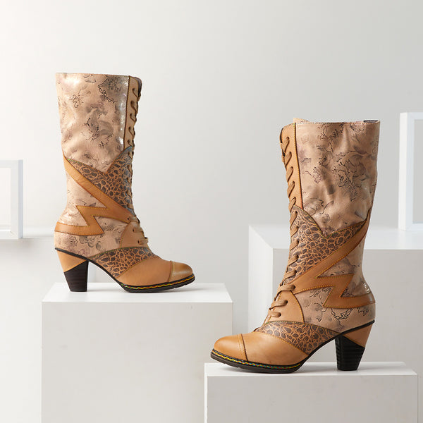Flexus By Spring Step L`ARTISTE MALAGIE-CROCO BOOTS