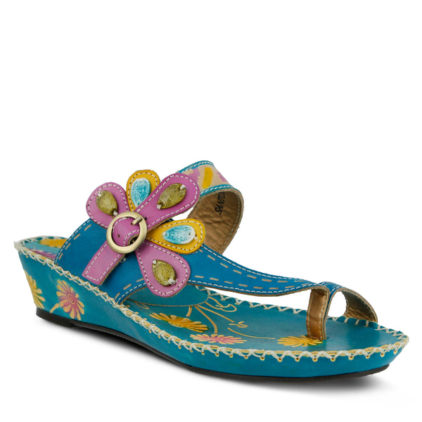 flexus by spring step L'ARTISTE SANTORINI SLIDE SANDAL