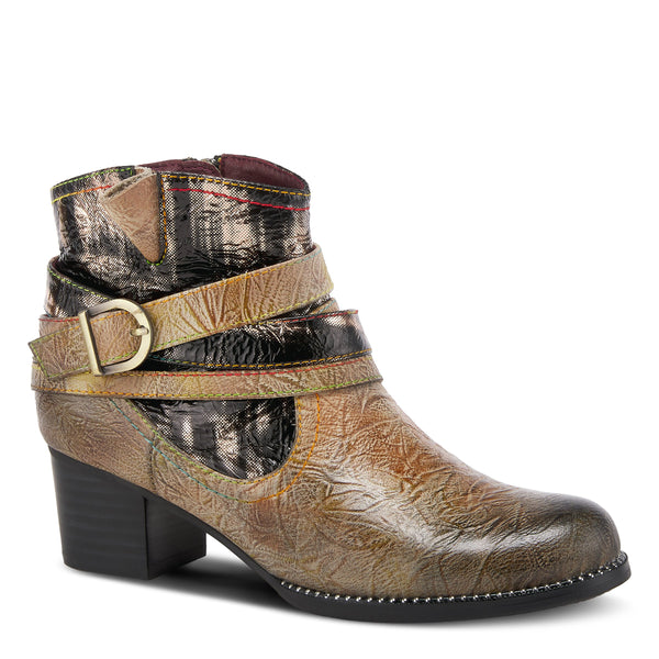 flexus by spring step L'ARTISTE ZHAMSHA-SHINE WESTERN BOOTIES