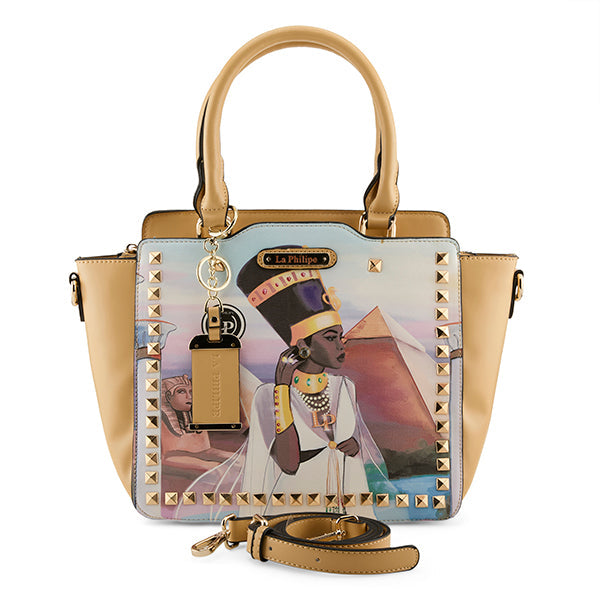 flexus by spring step LA PHILIPE LP1003-1 EGYPTIAN PARADISE HANDBAG-SATCHEL
