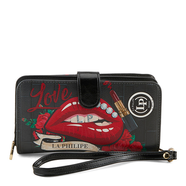 flexus by spring step LA PHILIPE LP1004-16 RED LIPS-WALLET 1