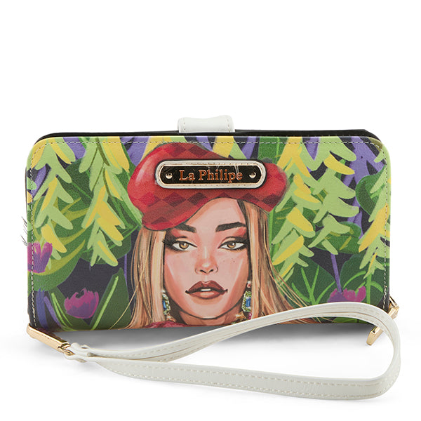 flexus by spring step LA PHILIPE LP1004-17 BLOOMING GARDEN-WALLET 1