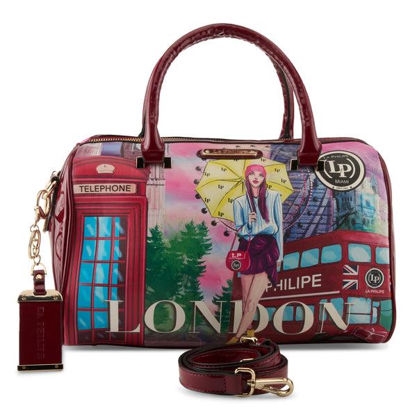 Flexus By Spring Step LA PHILIPE LP1020-11 UMBRELLA IN LONDON HANDBAG-CLASSIC