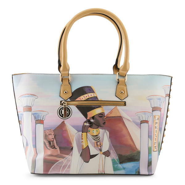 Flexus By Spring Step LA PHILIPE LP1021-1 EGYPTIAN PARADISE HANDBAG-TOTE