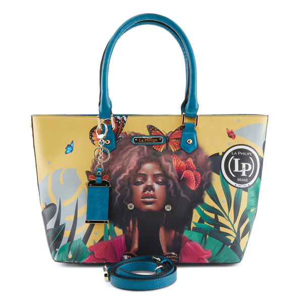 flexus by spring step LA PHILIPE LP1021-12 BUTTERFLY FLY HANDBAG-TOTE