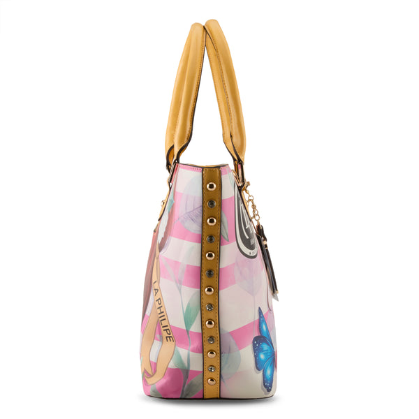 Flexus By Spring Step LA PHILIPE LP1021-14 PINK BEAUTY HANDBAG-TOTE