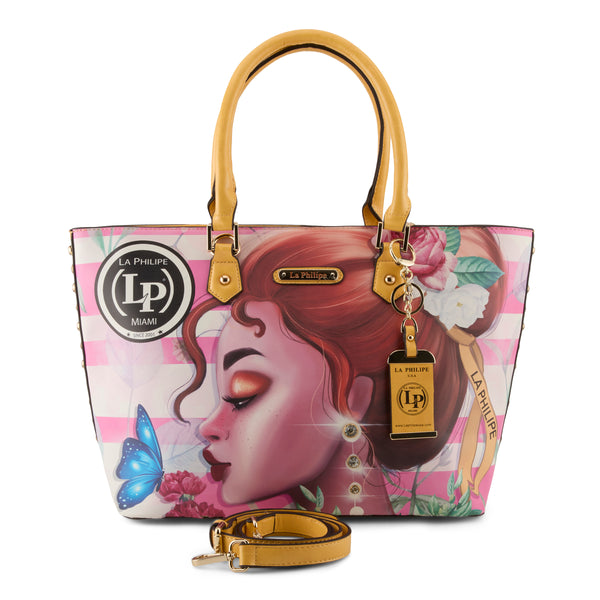 flexus by spring step LA PHILIPE LP1021-14 PINK BEAUTY HANDBAG-TOTE