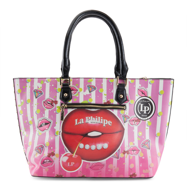 Flexus By Spring Step LA PHILIPE LP1021-18 JUICY LIPS HANDBAG-TOTE