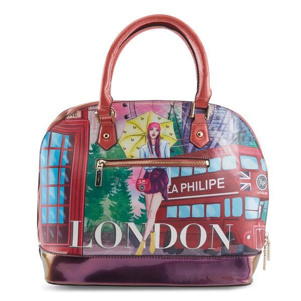 Flexus By Spring Step LA PHILIPE LP1027-11 UMBRELLA IN LONDON HANDBAG-OVAL