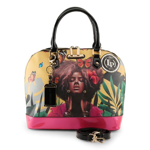 flexus by spring step LA PHILIPE LP1027-12 BUTTERFLY FLY HANDBAG-OVAL