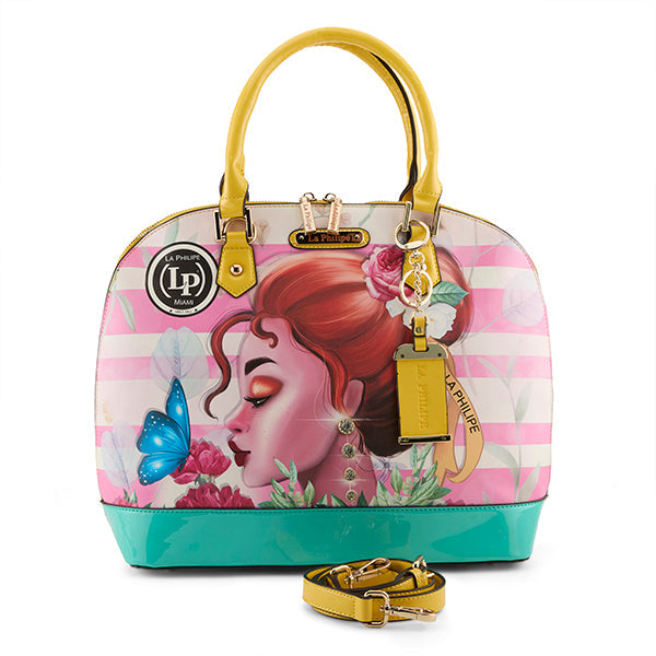 Flexus By Spring Step LA PHILIPE LP1027-14 PINK BEAUTY HANDBAG-OVAL