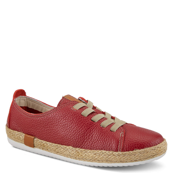 flexus by spring step SPRING STEP ELOYA LEATHER SNEAKER