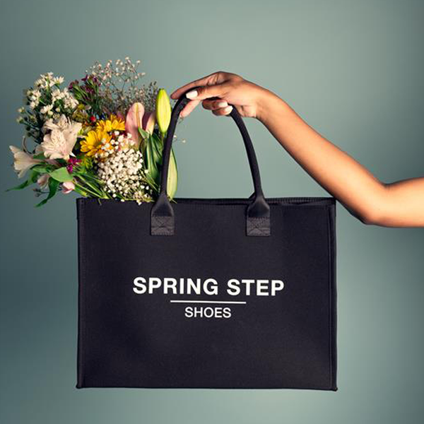 Flexus By Spring Step SPRING STEP SHOES BRANDED TOTE BAG